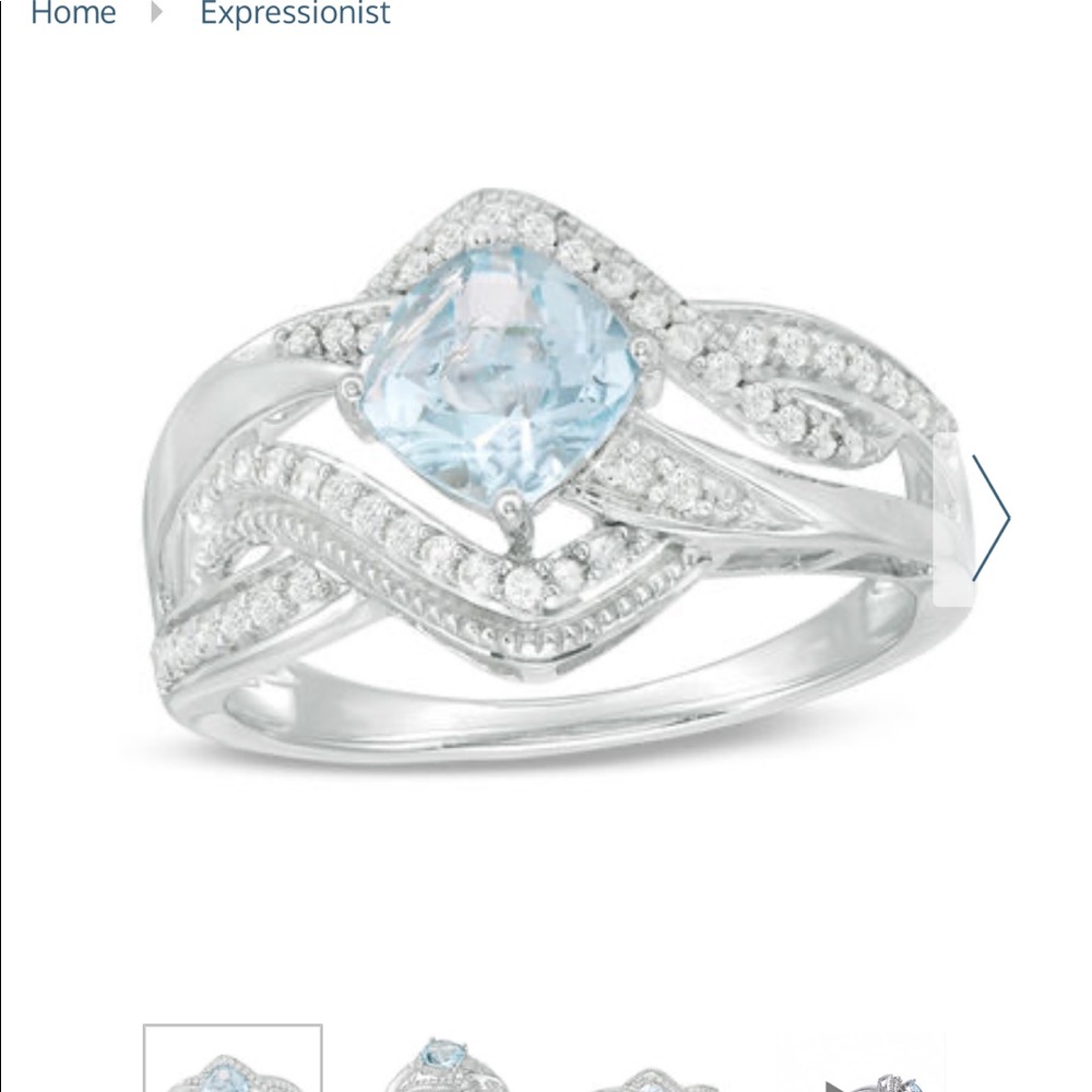 Zales Blue Topaz Ring